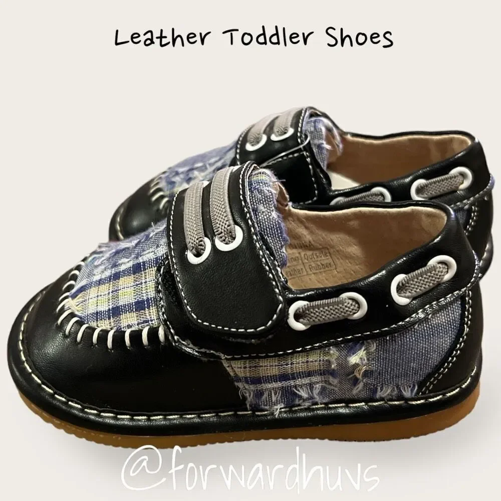 Chic Blue Leather Shoes - New without Tags